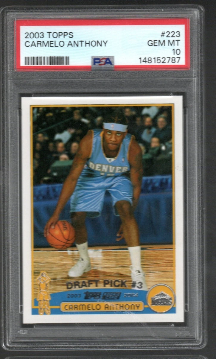 Topps Carmelo Anthony Basketball Rookie Sports Trading Cards for