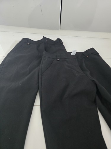 2 Adjustable Boys Black Smart Suit School Trousers 14-15 Years - Picture 2 of 6