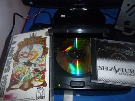 Sega Saturn System Disc (KD02) Black Columbia Development Prototype Sophia case