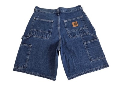 Vintage Carhartt Denim Shorts Men's  29 Carpenter Painter Jean Workwear B28DST