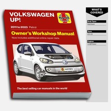 Volkswagen Up! (2011 to 2023) Petrol Haynes Repair Manual