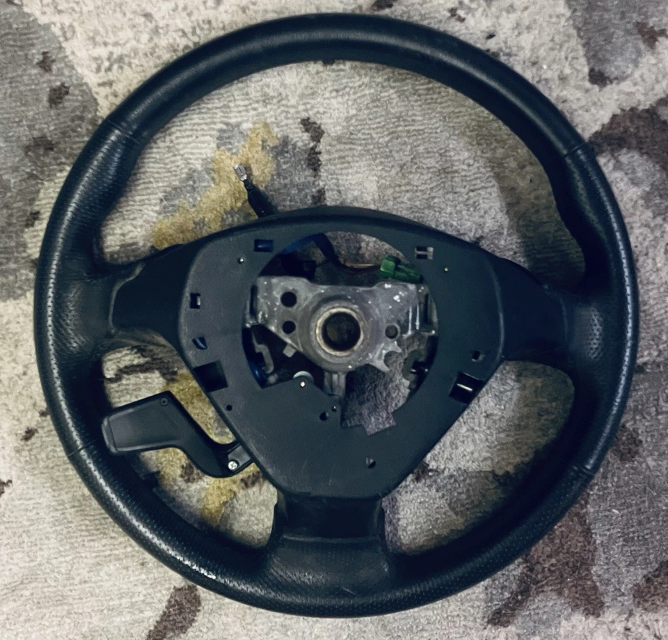 2007 Subaru Forester Black Vinyl Steering Wheel GS120-01390 *Free Shipping - Image 2 of 2