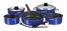 Magma Induction Non-Stick Enamel Finish Cookware Set - 10pc - : A10-366-JB-2-IN
