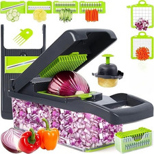 16-in-1 Food Veggie Cutter Peelers Kitchen Vegetable Fruit Salad Chopper Slicer