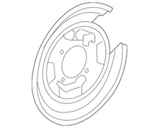 Genuine Honda Brake Backing Plate 43110-stk-a02 Genuine Honda Brake Backing Plate 43110-stk-a02