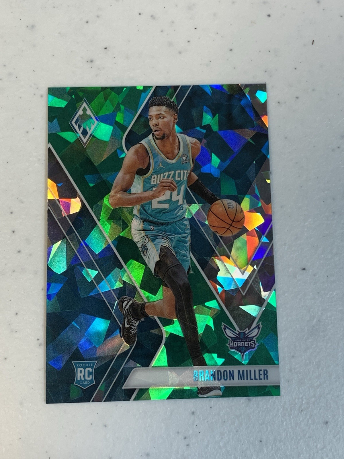 2023-24 Brandon Miller Phoenix Green Cracked Ice /149 #273 Rookie