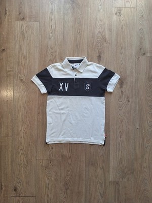 Vintage Poloshirt Dressing Frankreich XV Rugby Größe S Casual Blockcore