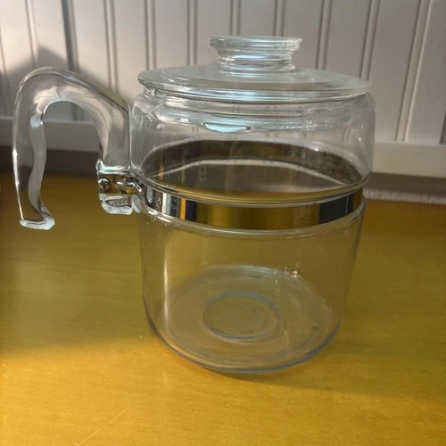 Vintage PYREX Percolator 9 Cup Coffee Pot Body & Lid Only 7759 Replacement Parts