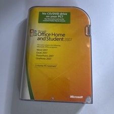 Microsoft Office Home  Student 2007 PC CD-ROM