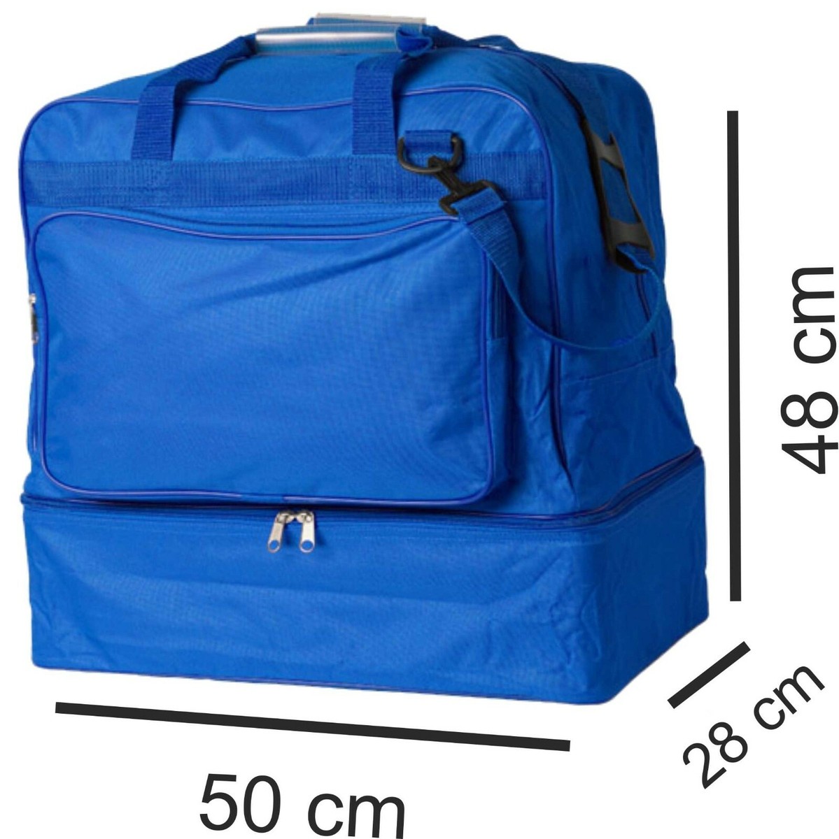 Borsone sportivo calcio,palestra,piscina,tempo libero etc colore royal |  eBay