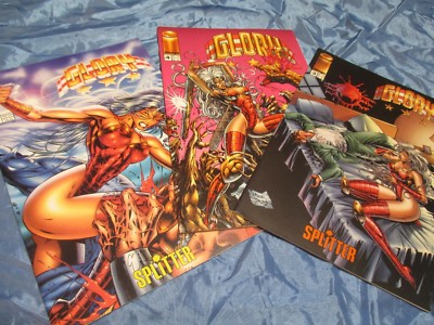 GLORY ,  Nr.  3 + 4 + 5  ,  Fantasy Comics , Erste deutsche  Presse - Ausgabe