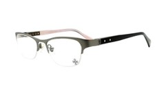 Vintage Chrome Hearts Shelby eyeglasses AS Antique Silver size 50 new