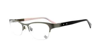 Vintage Chrome Hearts Shelby eyeglasses AS Antique Silver size 50
