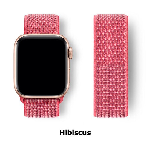 Cinturino Cinturino Nylon Loop Tessuto Sport per Apple Watch Ultra 8 7 6 5 SE 4 3 38-49 mm - Foto 102 di 168