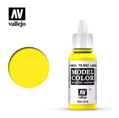 Vallejo Model Color (025) 70.952 Lemon Yellow 17ml