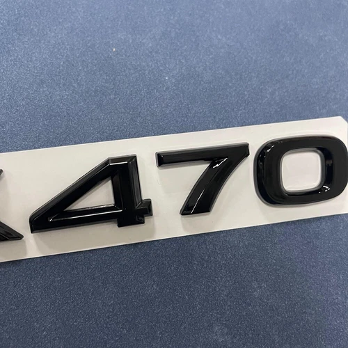 Gloss Black For LX470 LX 470 Car Rear Trunk Lid Letter Badge Emblem Sticker New - Picture 2 of 4