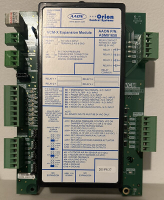 AAON Wattmaster Orion ASM01650 VCM-X VCMX E-BUS Controller Expansion Board