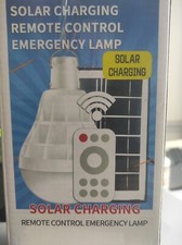 Solar Shed Light Indoor Bulb with Remote Camping Lantern Lamp with Solar Panel