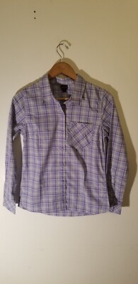 Patagonia New  Shirt Women Xs Havasu Long Sleeve Snap Outdoor*