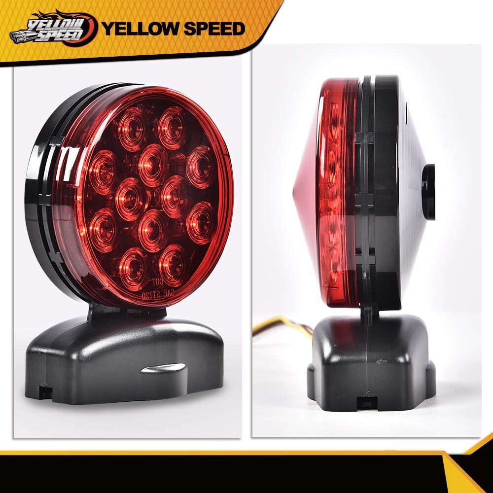 LED Towing Light 12v Tow Trailer Lights Brake Tail Signal 12