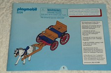 Playmobil 5226 Anleitung Ausflug mit der Pferdekutsche Bauplan Bedienungsanleitu