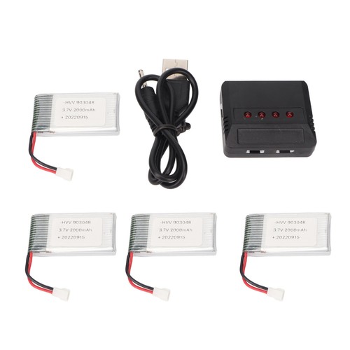 4PCS 903048 3.7V 2000mAh RC Drone Battery Portable UAV Li Battery With NDE Fit - Picture 12 of 24