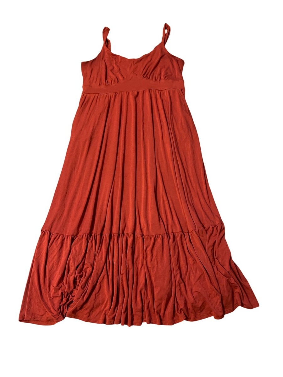 burnt orange maxi dress casual Zivah Brown V-Neck Maxi Dress Women Wedding Guest Summer Party Flowy Batwing Sleeve Belted Metallic Decor Split High Waist Regular Fit Casua,L