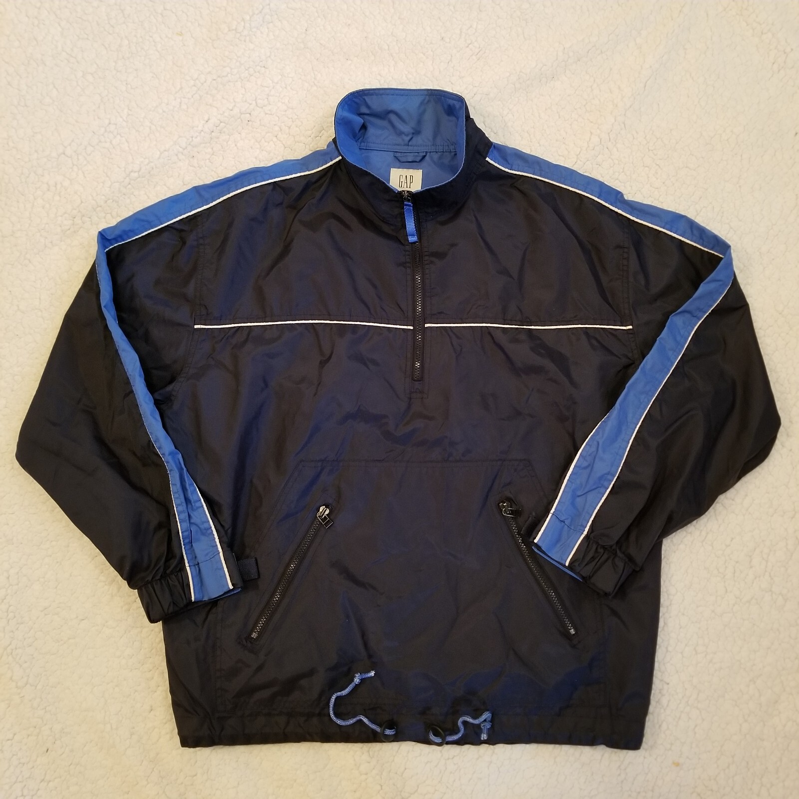 Gap Windbreaker Men's Large Blue Pullover Jacket … - image 1
