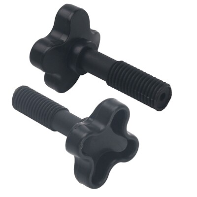 Für Schaukelstuhlschrauben Schaukelstuhl Schraubbefestigung 1 Paar 57 mm lang schwarz Hof