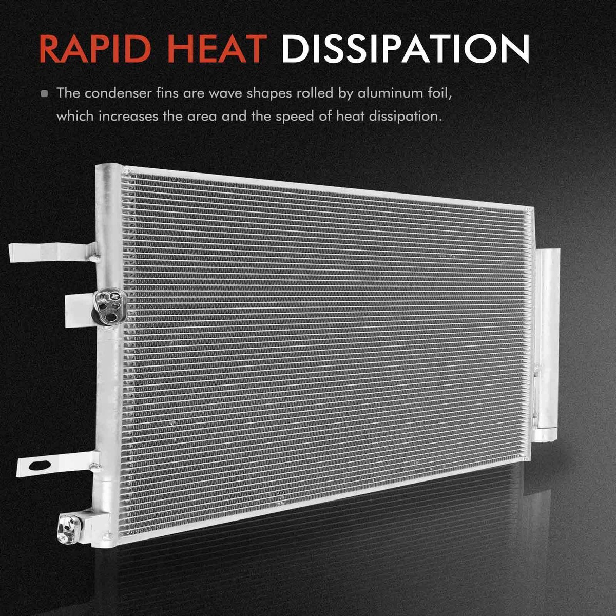 A-Premium AC Condenser Air Conditioning for Fiat 124 348 2016-ON  