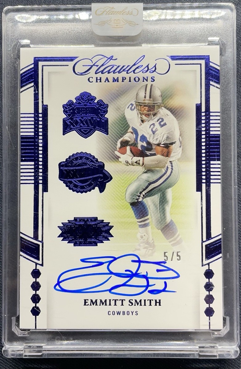 Emmitt Smith Dallas Cowboys Flawless Super Bowl Champions
