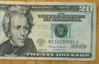 2017 $20 Dollar Bill US Federal Reserve Note 12199991 Trinary Note — photo 1