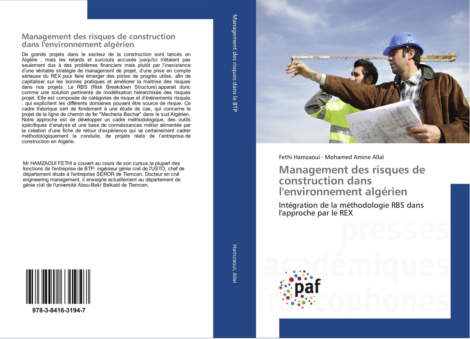 Thumbnail - Fethi Hamzaoui (u. A.) | Management Des Risques De Construction