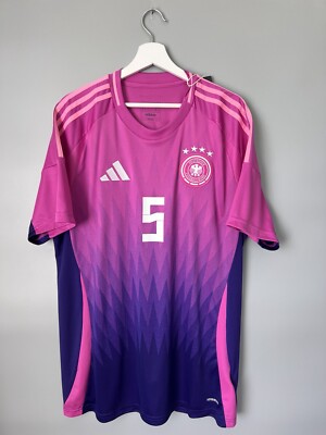 Maillot Extérieur Allemagne 24 - Femme avec flocage Rüdiger 2