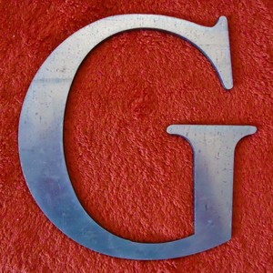 Lettera G In Ferro Decorazione Cancello Ornamento Iron Letter Gate Decoration Ebay