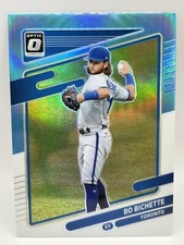 2021 Donruss Optic Bo Bichette #170 Carolina Blue and White Prizm Blue Jays NM