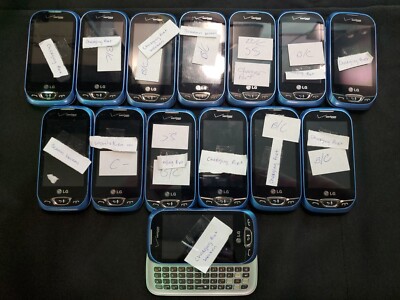Lot of  14 LG VN280 Extravert 2 Verizon Cell Phone Voice Dialing