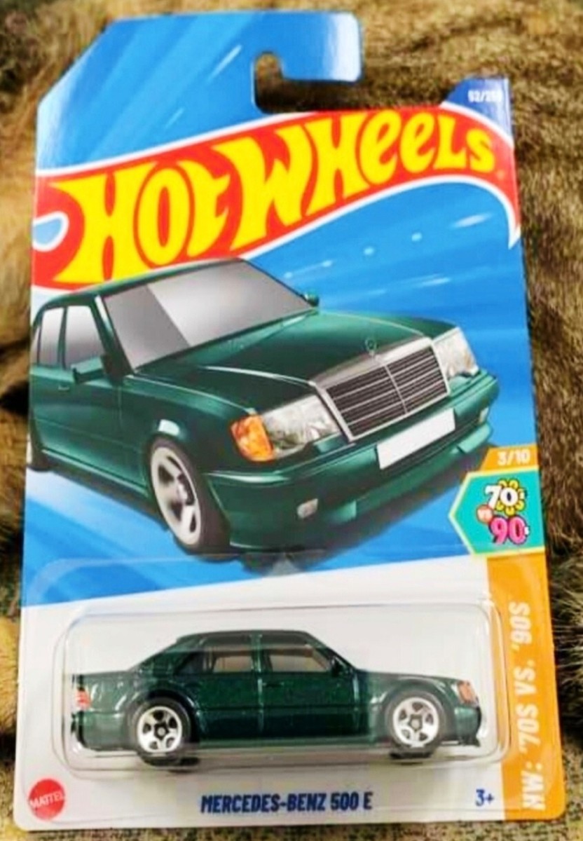 HOT WHEELS 2025 NEW Case C MERCEDES BENZ 500e HW '70s vs