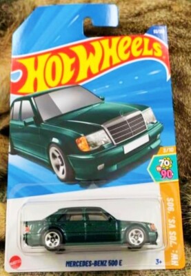 HOT WHEELS 2025 NEW Case C MERCEDES BENZ 500e HW '70s vs '90s FREE