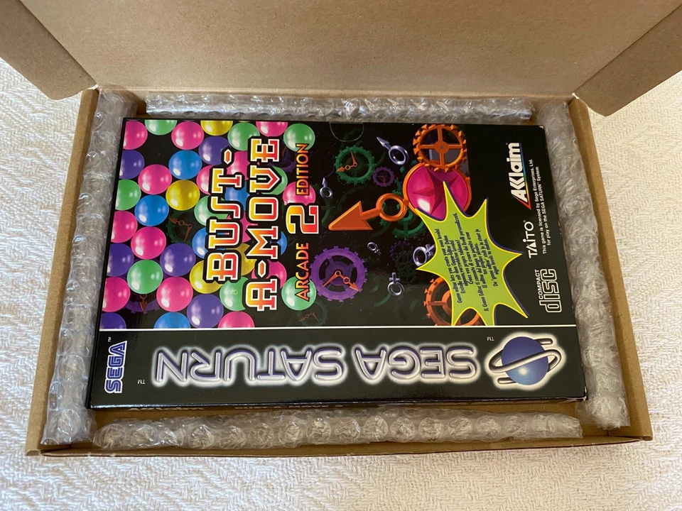 Bust A Move 2 Arcade Edition Sega Saturn - UK PAL VGC CIB - High Quality Packing - Image 3 of 4