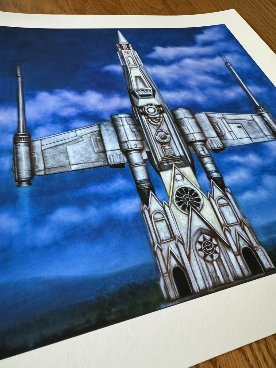 Star Wars Church-ロン・イングリッシュ　92/100 RON ENGLISH STAR WARS CHURCH Limited Edition Print # / 100 Signed
