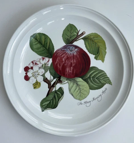 Vintage PORTMEIRION Pomona Hoary Morning Apple 10.5" Dinner Plate