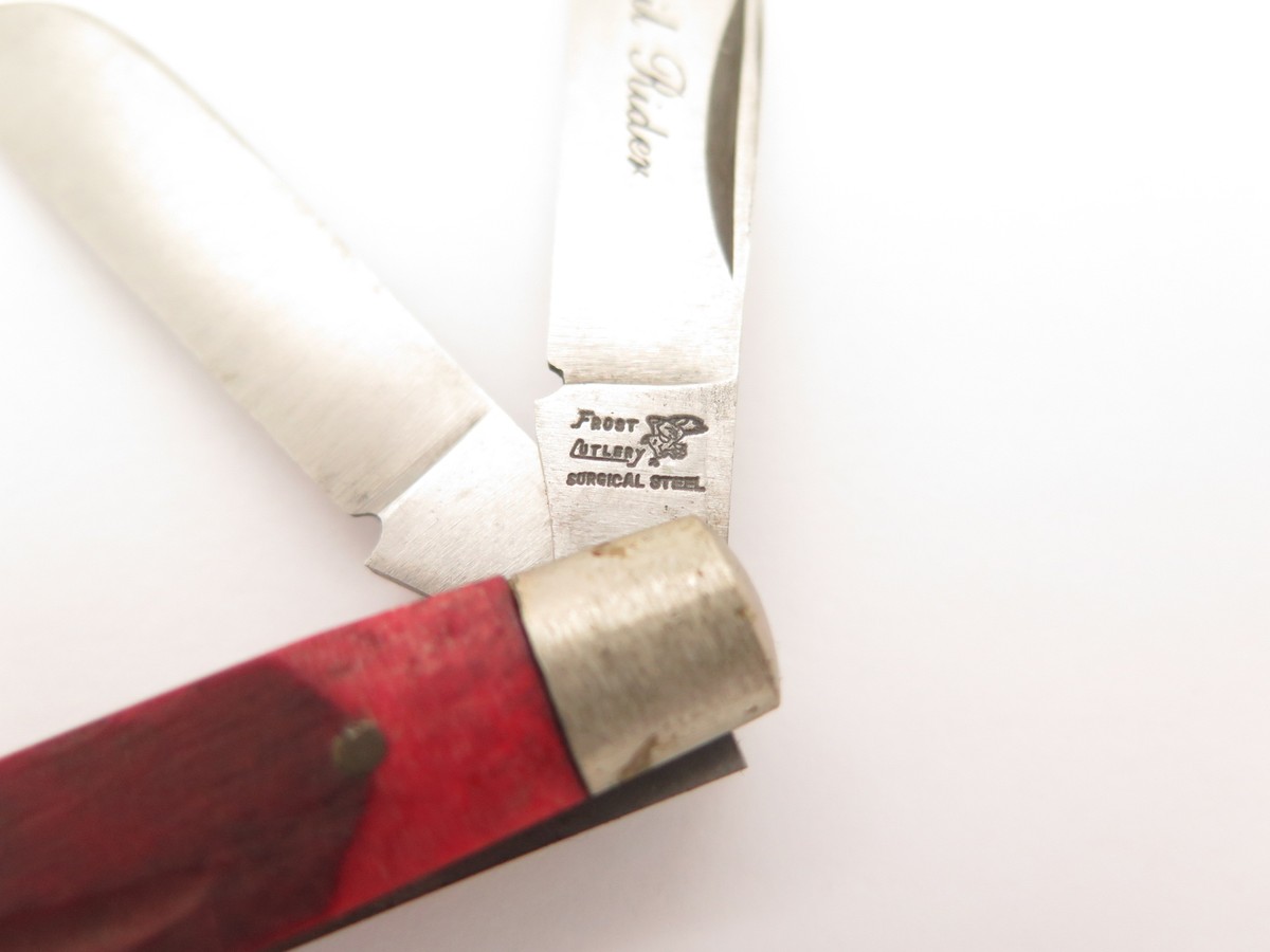 ELITE エリート DIRETO 美品 Vintage 80s Frost Seizo Imai Seki Japan Red Bone 3.37