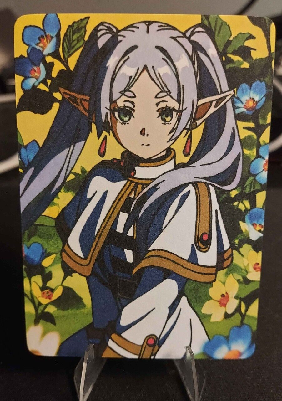 Frieren Full Art Goddess Story Anime Waifu Trading Card