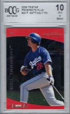 2006 TRISTAR PROSPECTS PLUS PRESTON MATTINGLY BECKETT 10 GCL DODGERS #22