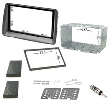 Mascherina adattatore autoradio 2 DIN con plancia per FIAT PANDA 