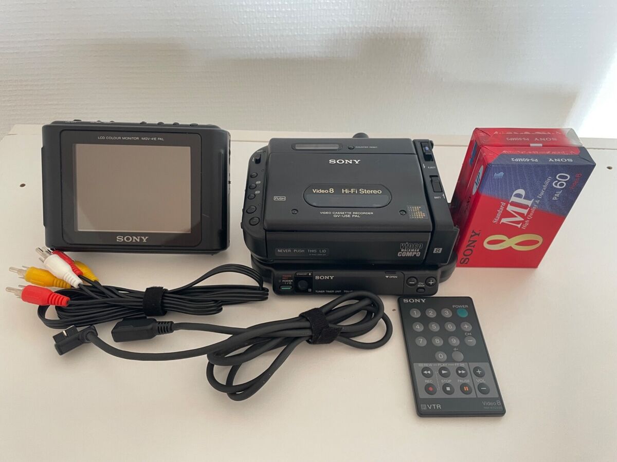 SONY GV-U5, TGV-1E, MGV-41E VIDEO WALKMAN COMPO | eBay