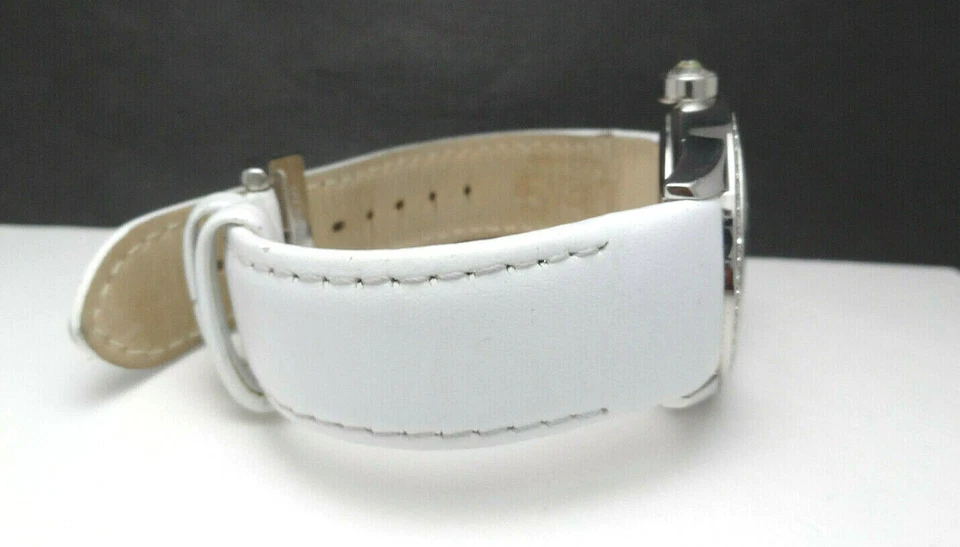 Reloj Dolce and Gabbana DW0148 para mujer correa de cuero blanco esfera "I Love You" Foto 4 de 4