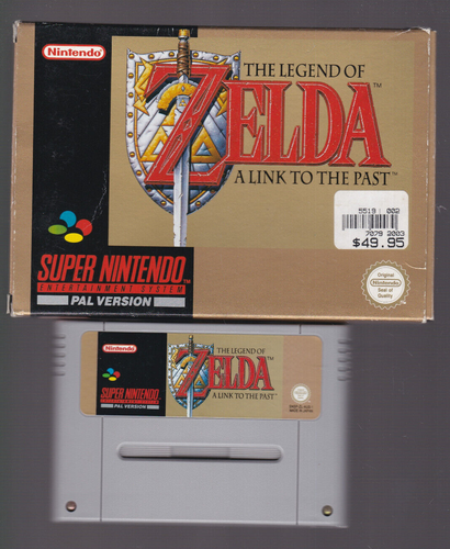 EXCEPTIONAL BOX The Legend of Zelda LINK Super Nintendo SNES game PAL BOXED AUS - 第 12/24 張圖片