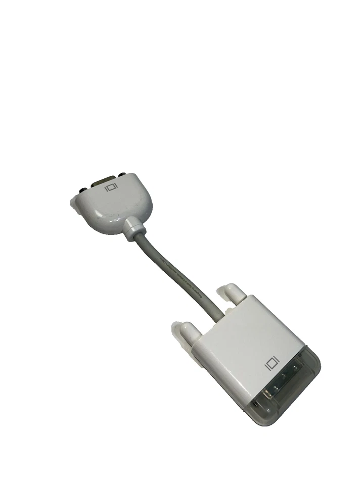 Genuine OEM Apple DVI-I Male To VGA Female Monitor Adapter Cable 603-3342 - Image 2 of 4